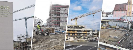 Vom Voco-Areal (links) über das Projekt «Sandgass» via Alzbach an die Alte Strasse. Zusammen mit weiteren Projekten in unmittelbarer Nähe entstehen in den nächsten Jahren mindestens 600 Wohnungen.