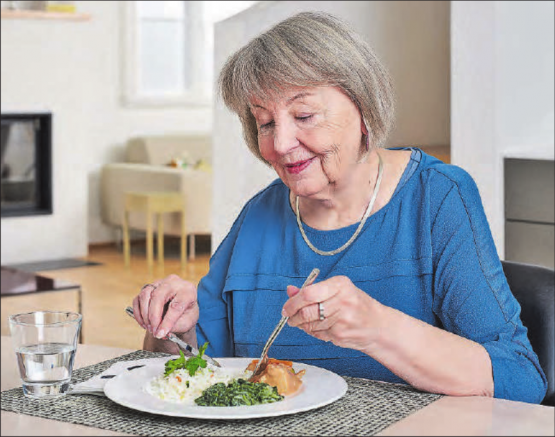 Eine ausgewogene Ernährung ist auch im Alter wichtig. «Daheim geniessen» hilft dabei. (Bild: zVg.)