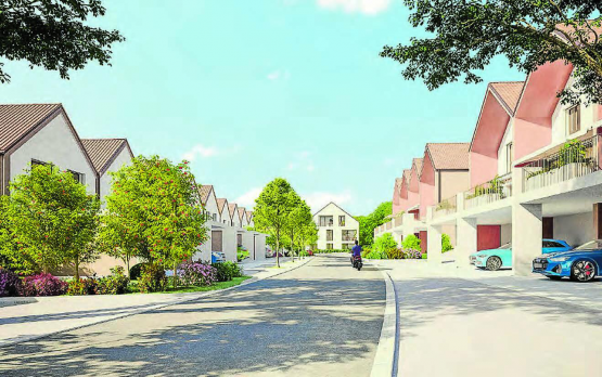 Mitten in einem ruhigen Quartier bietet die Liegenschaft viel Raum für Erholung und Naturgenuss. (Bilder: zVg.)