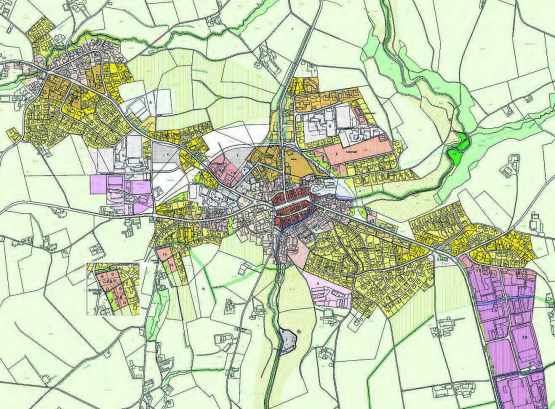 Kein fasnächtliches Konfetti, sondern der Zonenplan «Siedlung der Gemeinde Beromünster»: Nach der Informationsveranstaltung von gestern Abend, kommt das Geschäft an die Urne. (Grafik: zVg.)