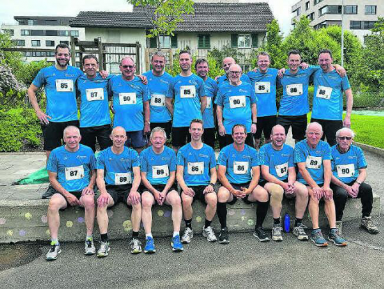 Männerriege Rickenbach: Die erfolgreiche Delegation aus dem Michelsamt holte viele Preise ab. (Bild: zVg.)