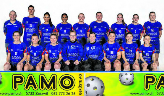 Das Damenteam des UHC Lok Reinach startete erfolgreich in die neue Saison. (Bild: zVg.)