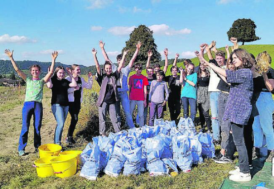 Ein erlebnisreicher Tag: Insgesamt 13 Schulklassen mit rund 200 Schülern nahmen am diesjährigen Tag der Schulen des Landwirtschaftlichen Zentrums Liebegg in Gränichen teil. (Bilder: zVg.)