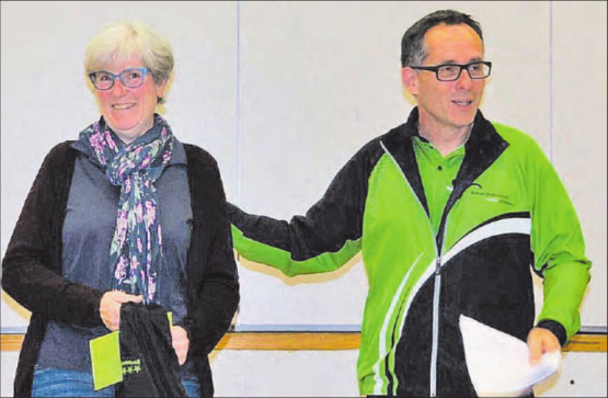 Christine Geier wurde zum Ehrenmitglied des Satus Gränichen ernannt. (Bild: zVg.)