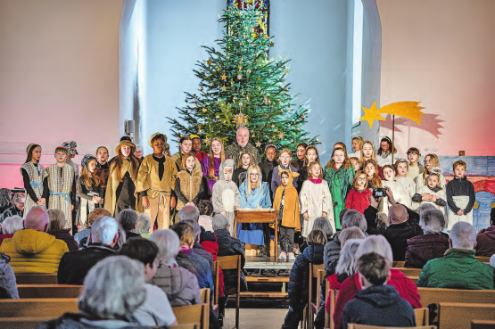 Die beiden Aufführungen von «D’Zäller Wiehnacht» waren ein voller Erfolg. (Bild: zVg.)