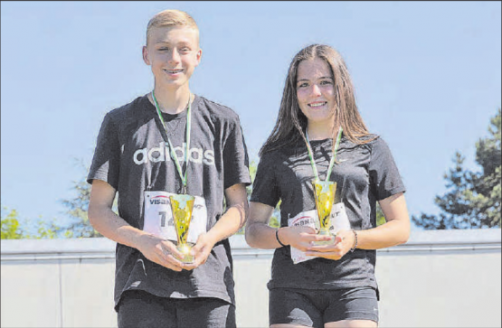 Siegerin und Sieger: Nicola Marbacher und Joana Budmiger.