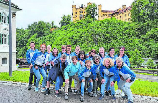 Trotz Wetterkapriolen erlebten die 18 Frauen vom STV Staffelbach eine stimmungsvolle Jubiläumsreise. (Bild und Text: Nicole Felder)