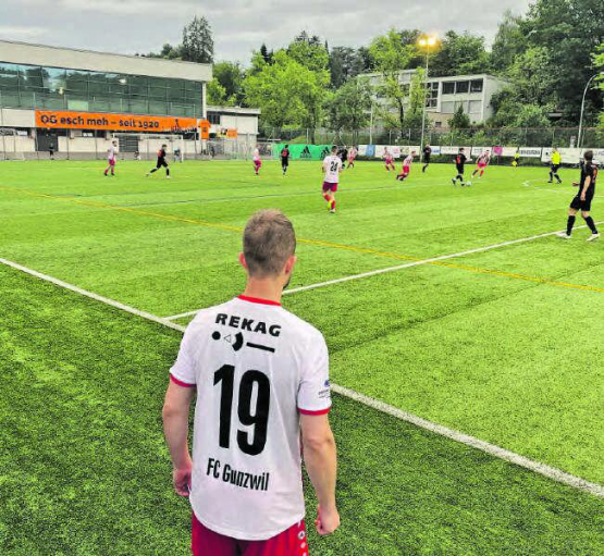 Das Resultat des letzten Spiels der Saison wurde für den FC Gunzwil zur Nebensache, Highlight war das Comeback von Luca Fleischli. (Bild: mm.)