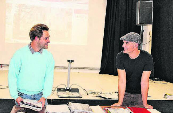 Im Gespräch: Amir Malcus und Christian Steiner. (Bild: grh)