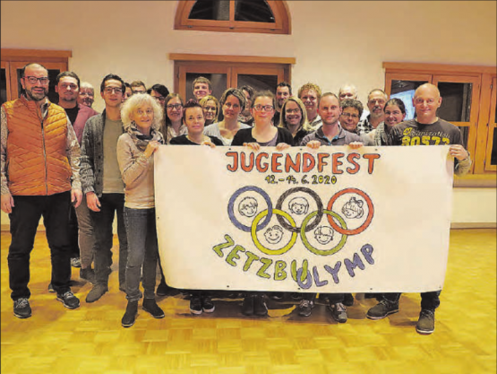 Zetzwiler Jugendfest unter dem Motto «ZetzbuOlymp»: An drei Tagen wird sich der olympische Spirit als roter Faden durch das Programm ziehen. (Bild: zVg.)