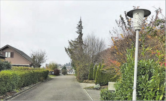 Die öffentliche Beleuchtung in Gränichen soll auf LED-Technologie umgestellt werden. (Bild: A.W.)