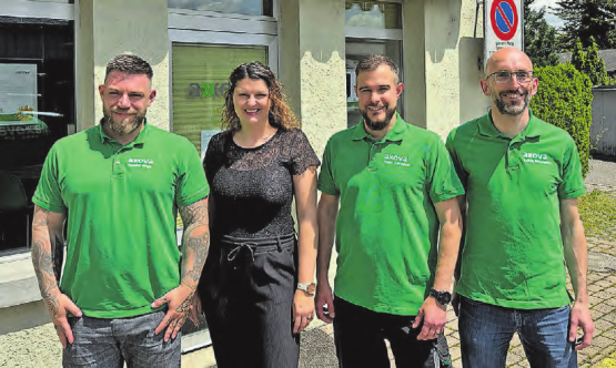 Team Seon: Sandor Nagy, Nadine Schreiber, Kevin Schreiber, Lukas Baumann (Bild zVg.)
