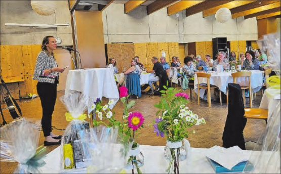 Stellenleiterin Myriam Küng spart nicht mit Dankesworten an die Freiwilligen und Mitarbeitenden. (Bild: zVg.)