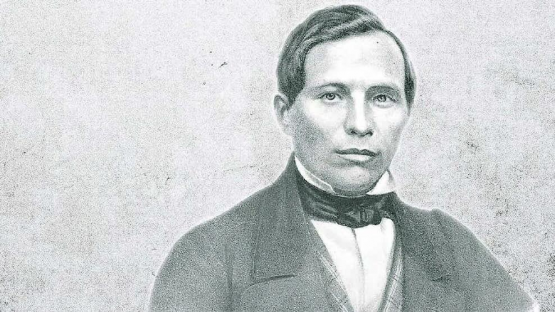 Bernhart Matter aus Muhen: Der gutmütige Schelm und begnadete Ausbrecher wurde 33-jährig, am 24. Mai 1854, in Lenzburg hingerichtet. (Bild: Buch «Bernhart Matter» von Nold Halder)