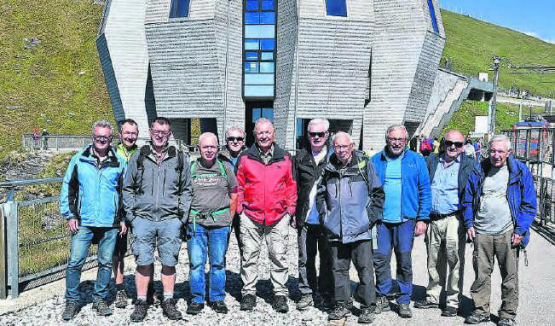Die Männerriege des STV Gontenschwil reiste an seiner Turnfahrt ins Mendrisiotto, mit dem Ziel Monte Generoso. (Bild: zVg.)