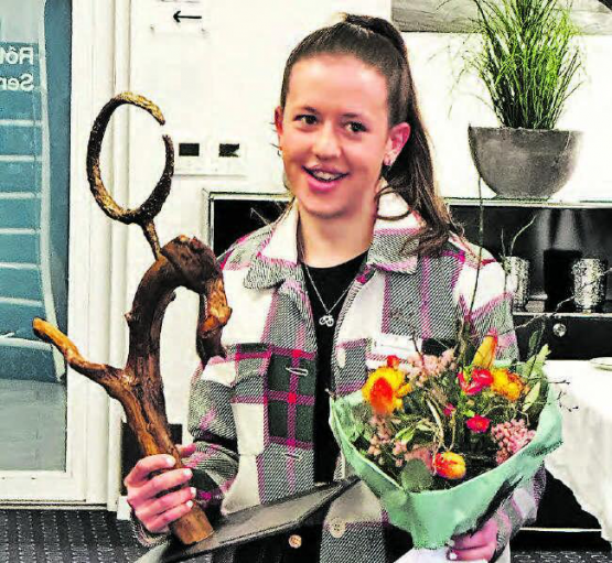 Anja Grossmann will an die Weltspitze: Die Rickenbacherin startet für den RC Gränichen und wurde nun für ihre Erfolge geehrt. (Bild: zVg.)