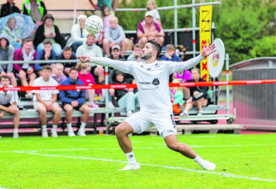 Die Oberentfelder Faustballer haben letztes Jahr den Vize-Schweizer-Meistertitel gewonnen. (Bild: Fabio Baranzini/Swiss Faustball)