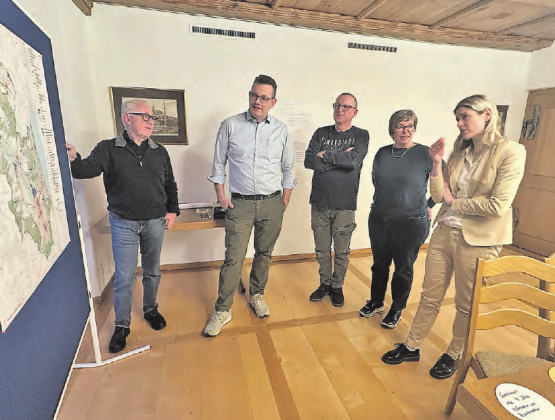 Entwickeln Visionen: Markus Estermann, Martin Grütter, Niklaus Boss, Ursula Friederich und Lidia Born-Räber (v.l.n.r.).