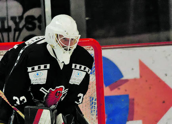 Red-Lions-Torhüter Andrin Kunz feierte gegen Bellinzona einen Shutout. (Bild: Roland Jaus)