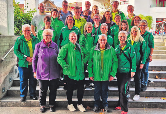 Fleissige Sportlerinnen und Sportler: Die Mitglieder des Satus Gontenschwil besuchten den Erlebnispark. (Bild: zVg.)