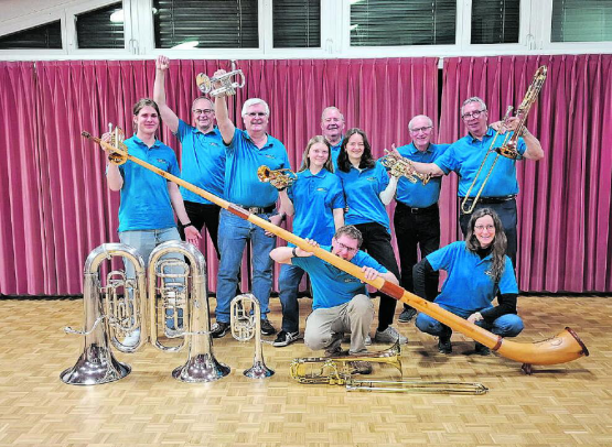 Auch wenn der eine oder die andere in den Ferien ist – geprobt wird auf jeden Fall mit viel Enthusiasmus bei der Musikgesellschaft Boniswil. (Bild: zVg.)