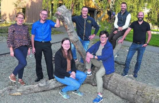 Das Organisationsteam freut sich auf einen erlebnisreichen «Conaction Day»: Lis Lüthi, Marcel Hauri, Céline Wick, Daniel Galliker, Trudy Müller, Roman Holenstein und Marco Kunz (v. l.n.r.) (Bild: aw.)