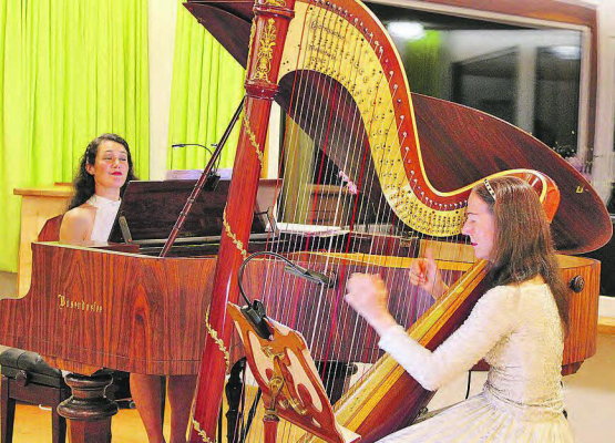 Stimmungsvolles Konzert des Duo Praxedis für den guten Zweck «Pink Sound - Musik gegen Brustkrebs» (Bild: grh)