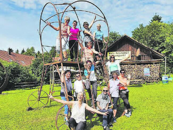 Auf Reisen: Der Frauenturnverein Staffelbach besuchte auf seiner diesjährigen Vereinsreise den Aargauer Jurapark. (Bild: zVg.)