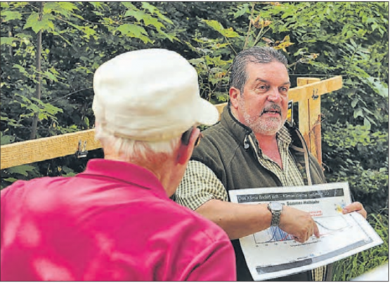 Die Trockenheit setzt den Wäldern zu: Förster Ueli Wanderon informierte über die aktuelle Situation.