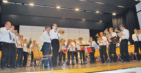 Die Musikgesellschaft Zetzwil schenkte ihrem Publikum einen abwechslungsreichen Konzertabend. (Bilder: hh.)