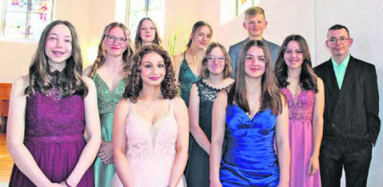 Festlich gekleidet für den grossen Tag der Konfirmation. (Bild: grh)