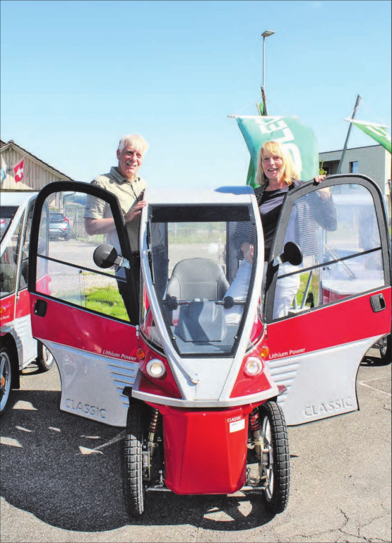 Mobilität: Thomas Eichenberger und Sabine Nestmeier haben die Leidenschaft zum Beruf gemacht. (Bilder: grh)