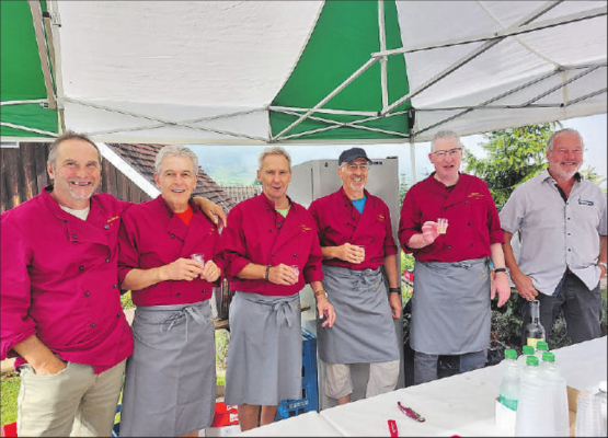 Die Köche vom Goldenen Fenchelblatt sind für den kulinarischen Schmaus nach dem Konzert zuständig. (Bilder: zVg.)