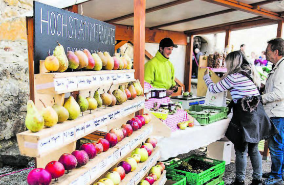 Die köstlichsten Fruchtsorten für den herbstlichen Most kennenlernen und das Ergebnis vor Ort kosten können. (Bild: zVg.)