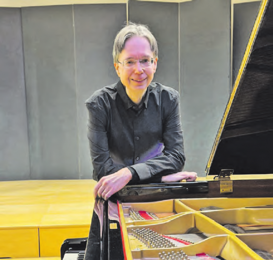 Begeisterte das Publikum: Der Pianist Teemu Holma konzertierte in der Aula Gränichen. (Bild: zVg.)