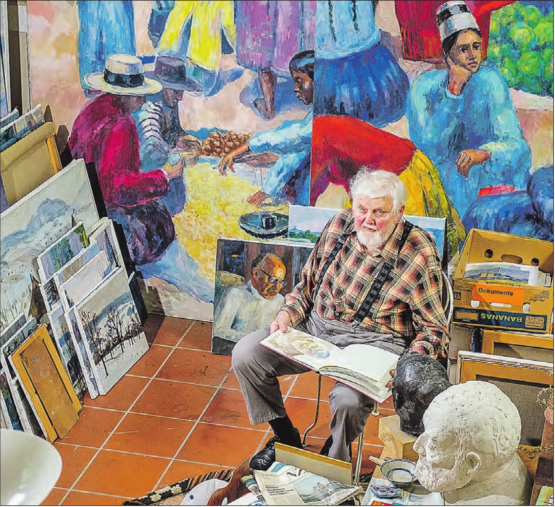 Eine Werkschau über 60 Jahre: Der Reinacher Kunstmaler Kurt Hediger stellt vom 26. Oktober bis 8. Dezember in der Galerie Del Mese-Fischer in Meisterschwanden aus. (Bild: psi.)