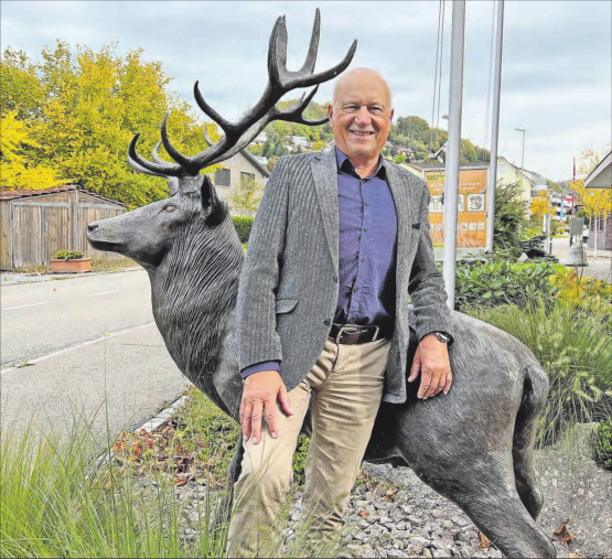 An der Winter-Gmeind 2020 gab Peter Stadler bekannt, dass er abtreten wird. Hirschthals Gemeindeammann kann mit Stolz auf seine Amtszeit im Gemeinderat zurückblicken. (Bild: KF.)