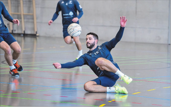 Die Oberentfelder Männer wollen wieder um den Titel mitkämpfen. (Bild: Jessica Matuh/Swiss Faustball)