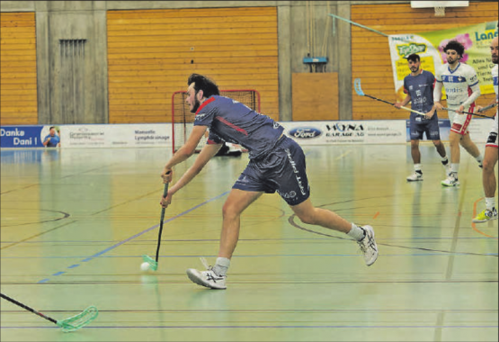 Starke Leistung im Fribourg-Spiel: Lok-Stürmer Benjamin Reidy wurde zum Player of the Match gewählt. (Bild: Roland Jaus)