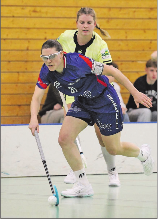 Teamcaptain Daria Hüsler steuerte ein Tor zum knappen aber verdienten Erfolg ihres Teams bei. (Bild: Otto Lüscher)