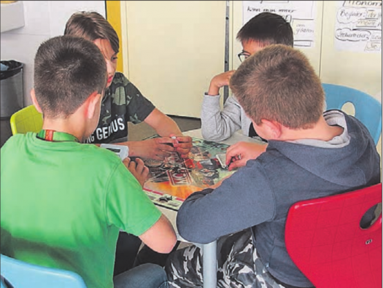 Projektwoche der Primarschule Reinach: Die Projektwerkstatt war dem Spielen gewidmet, 28 Schülerinnen und Schüler der 3. bis zur 6. Klasse konnten diese eine Woche lang besuchen. (Bild: zVg.)