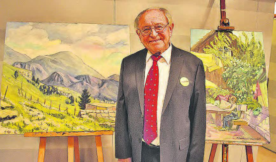 Rückblick auf ein langes Leben: Fritz Burkhard-Cattaneo erinnert sich gerne an seine Jugendzeit. (Bild: Archiv st.)