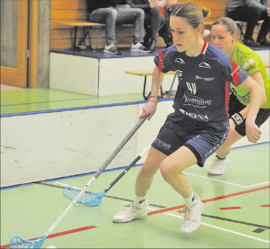 Die Damen von Lok Reinach (hier mit Luana Hagmann) wurden von den Skorpions aus dem Emmental ausgestochen.