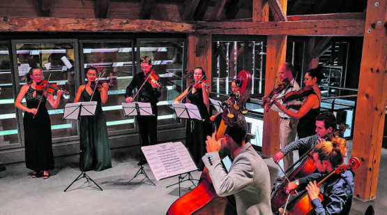 Die Camerata des Jugendsinfonieorchesters Aargau hat für das Publikum eine Verbindung aus Musik und Literatur geschaffen. (Bild: zVg.)