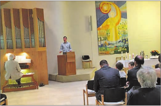 Warum wir Christen Pfingsten feiern: Joel Ringgenberg, Vermittler des Religionsunterrichts, gab einige Erklärungen dazu. (Bild: zVg.)