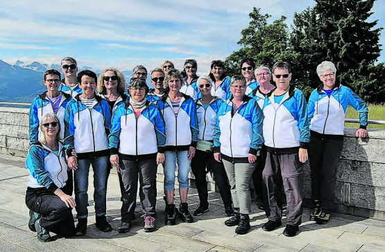 Die Mitglieder des Frauenturnverein Staffelbach genossen eine schöne Reise auf die Rigi und wieder zurück. (Bild: zVg.)