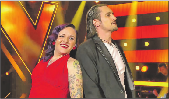 Mit ganz viel Power: Die beiden hervorragenden Sänger Martina «Mary» Vogel und Sandro Beeler präsentierten «The Best» von Tina Turner. (Bild: zVg.)