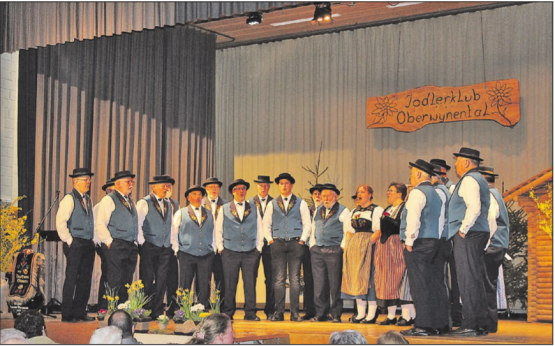 Die Proben des Jodlerklubs Oberwynental finden jeweils am Mittwoch in Reinach statt. Nach dem gelungenen jahreskonzert hofft man auf weiteren Zuwachs. (Bilder: Cornelia Forrer)