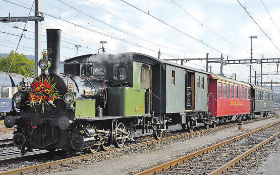 Fährt fünfmal von Beinwil am See nach Birrwil uns zurück: Der Nostalgiezug des Vereins Historische Seetalbahn. (Bild: zVg.)