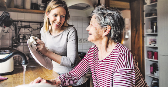 Unterstützen im Alltag: Die Mitarbeitenden der Pro Senectute Aargau. (Bild: zVg.)